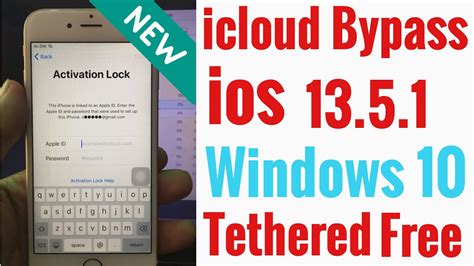 Icloud Bypass Ios 12 4 7 13 5 1 Windows Tool Tethered 2020 YouTube