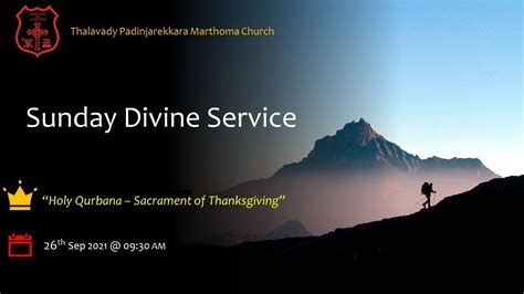 Sunday Divine Service Thalavady Padinjarekara Mar Thoma Church