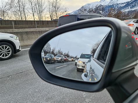 Fmt Pictures Stau Durch Bockabfertigung Vor Tunnelbaustelle Vom