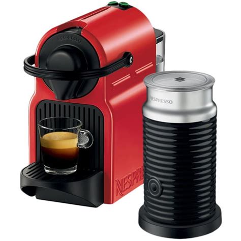 Buy Nespresso Inissia Bundle Coffee Machine - Red Online @ AED1299 from ...