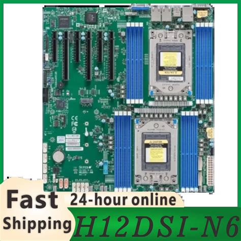 Original Super Micro H Dsi N Motherboard Amd Dual Epyc Pci E