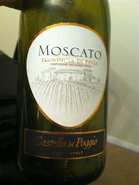 Carolyn's Wine Blog: Tasting - "Castello del Poggio Moscato Provincia ...