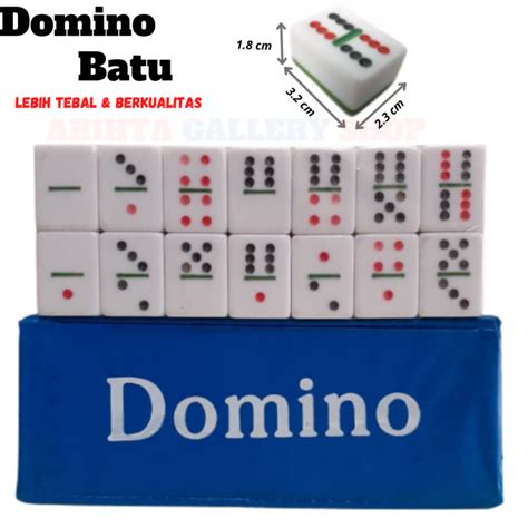 DOMINO BATU GAPLE BATU DAM BATU SATU SET TAMBAH KOTAK Lazada Indonesia