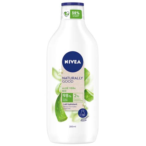 Pack De 3 Lait Corps Hydratation Intense 48h NIVEA NATURALLY GOOD