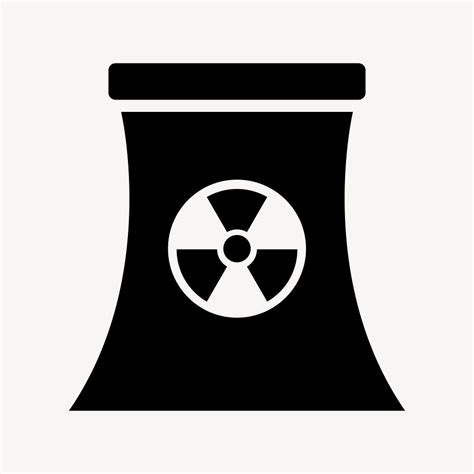 Nuclear Power Plant Flat Icon Free Vector Rawpixel