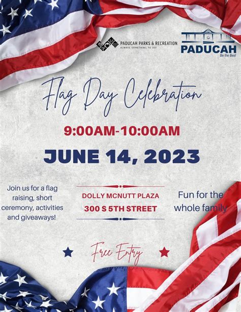 2023 Flag Day Celebration on June 14 | City of Paducah