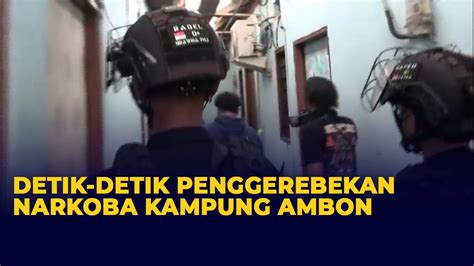 Polisi Gerebek Tiga Bandar Di Kampung Ambon Barbuk Sabu Hingga Senjata