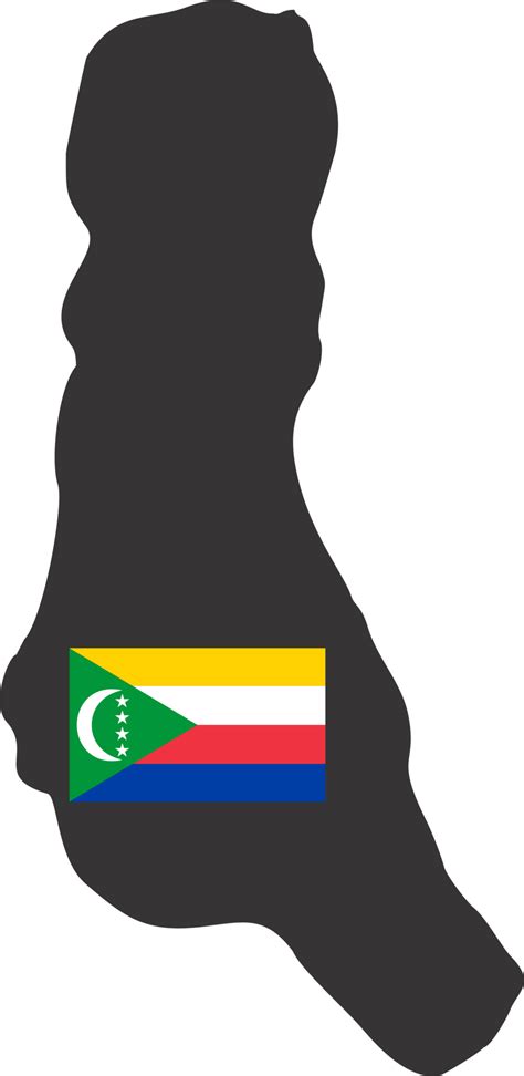 Comoros flag pin map location 23427121 PNG