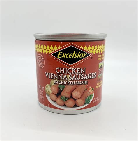 Excelsior Chicken Vienna Sausages Caridoor