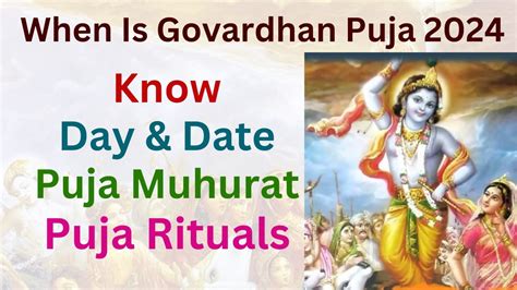 Govardhan Puja 2024 Date When Is Govardhan Puja 2024 Govardhan Puja 2024 Rituals Annakut