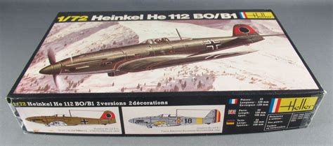 Heller N240 Heinkel He 112 B0 B1 2 Décorations 1 72 MIB