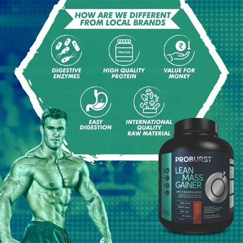 Buy Lean Muscle Gainer Online At Best Prices In India Proburst