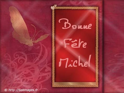 Cartes virtuelles solimages Bonne fête Michel