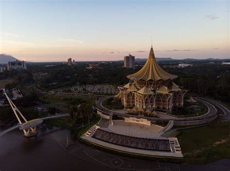 Aerial View Of Dewan Undangan Negeri Sarawak Stock Photo Image Of