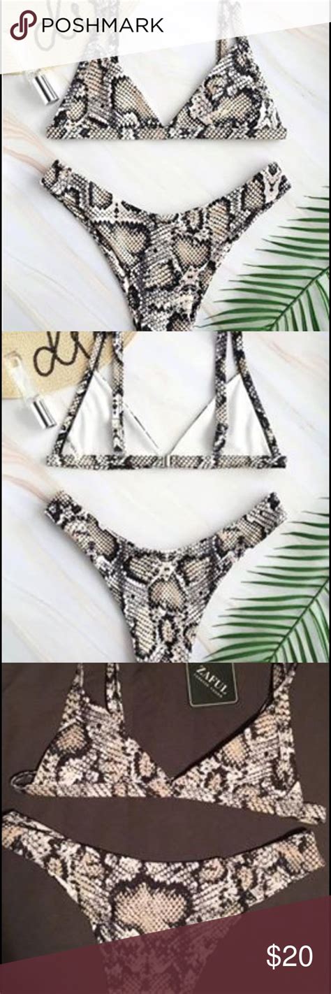 New Snakeskin Bikini Bikinis Bikini Brands Clothes Design