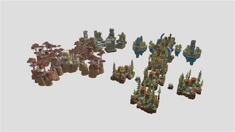 Bedwars Minigame Map Pack 3d Model By Aizenessteam Suspectalien