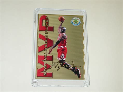 Michael Jordan Upper Deck 1996 Jumbo MVP Card – Bellport Jewelers