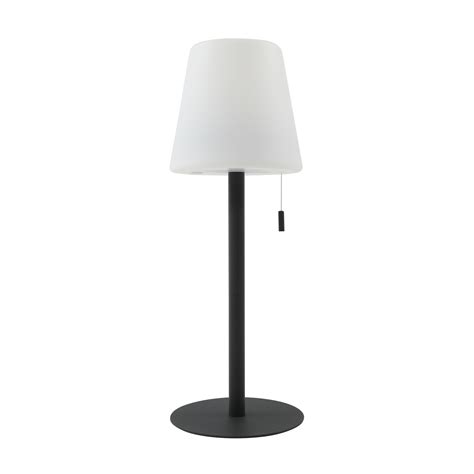 Lindby LED laddningsbar lampa Azalea svart aluminium CCT höjdjusterbar