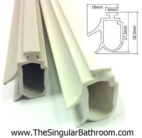 Goma Mampara Metalkris Inferior Puerta Ducha Perfil Junta