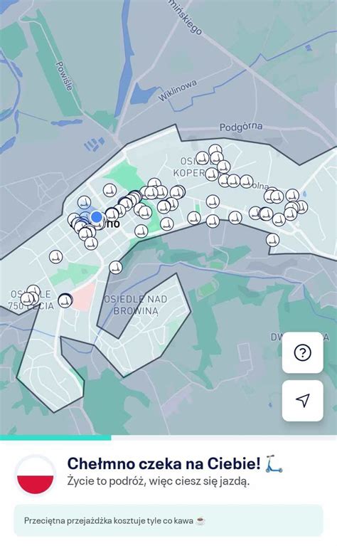 CheŁmnojak Sprawdzić Gdzie Stoją Hulajnogi Elektryczne W Chełmnie I