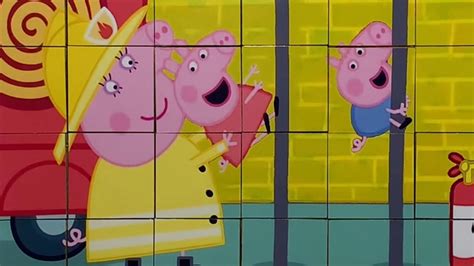 Peppa Pigs Fire Engine Practice With Mummy Pig Peppa Pig Puzzle