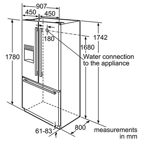 Refrigerator Sizes How To Measure Fridge Dimensions 47 Off