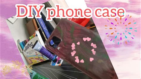 Diy Phone Case Mobile Cover Painting Easy Cover Painting Youtube