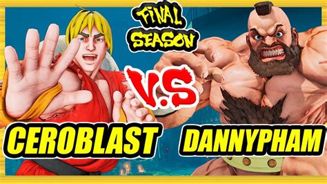 Sfv Ce Ceroblast Ken Vs Dannypham Zangief Ranked Set Street