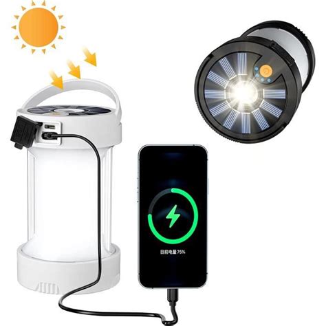 Lanterne Solaire De Camping Usb Rechargeable Ipx Tanche Lanterne