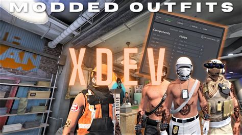 Gta V Online Xdev Outfit Editor Best Beach Male Modded Outfits Using