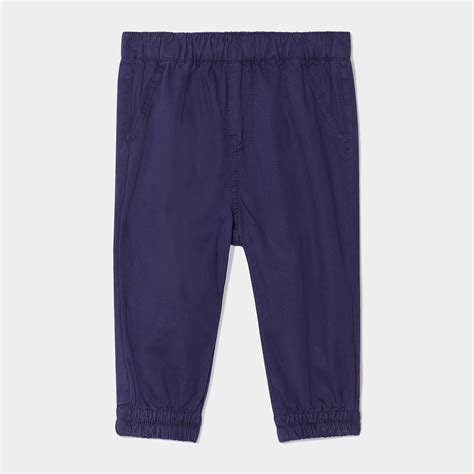 Jeans Jogger Coton Bas élastiqué Bleu Marine Bébé Garçon La Halle