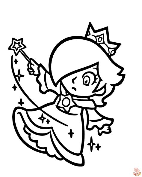 Collection Princess Rosalina Coloring Pages Best Coloring Pages The