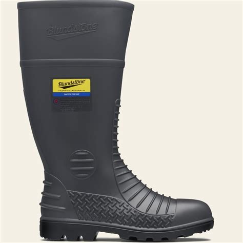 Grey Safety Gumboots Unisex Style Blundstone Australia