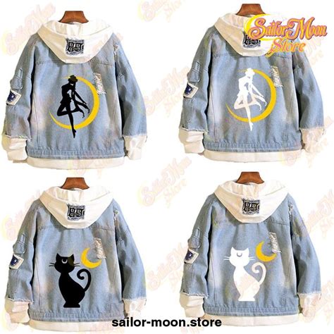 2021 Sailor Moon Denim Jacket Sailor Moon Store