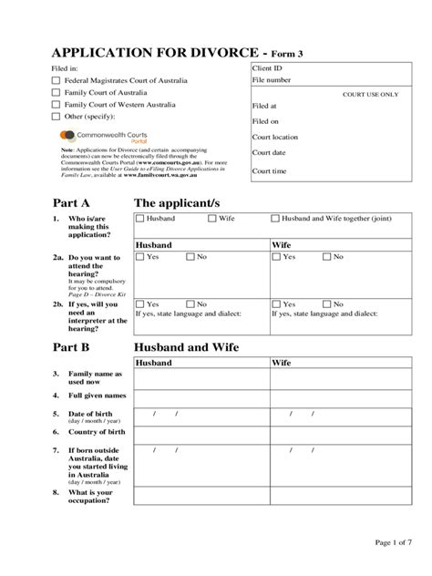 Divorce Decree Form 22 Free Templates In Pdf Word Excel Download