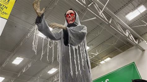 Menards Pumpkin Hollow Giant Fire And Ice Reaper Youtube