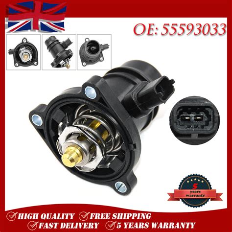 New Thermostat And Seal For Vauxhall Corsa D E Astra J