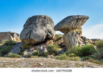 Los Barruecos Natural Monument Malpartida De Stock Photo