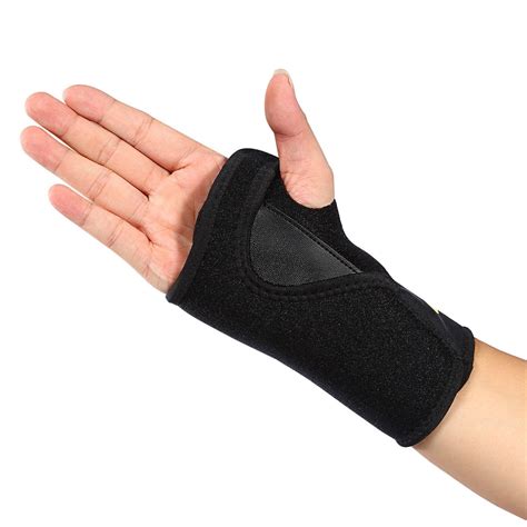 Tebru Wrist Brace Breathable Neoprene Night Sleep Splint Adjustable