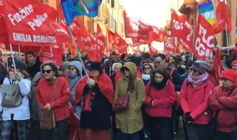 Sciopero Generale Cgil E Uil Presidio Davanti Alla Prefettura Telestense