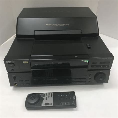 Sony Cdp Cx100 CD Player 100 Disc Changer For Sale Online EBay