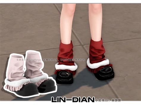 Lin Dian Red Shoe Set Screenshots The Sims 4 Create A Sim Curseforge