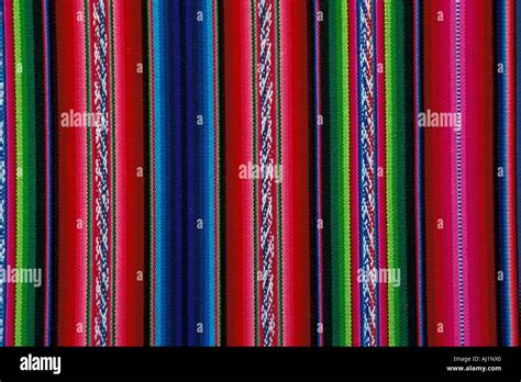 Los Textiles Tejidos De Manta Bolivia Fotografía De Stock Alamy