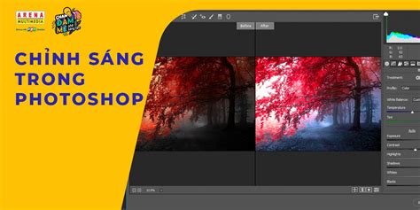 Hướng dẫn chỉnh sáng trong photoshop siêu đơn giản