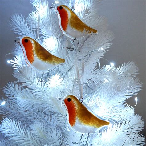 Christmas Robin Tree Decoration Fired Creations