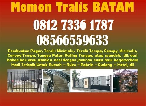 Jasa Pembuatan Teralis Terbaik Di Batam