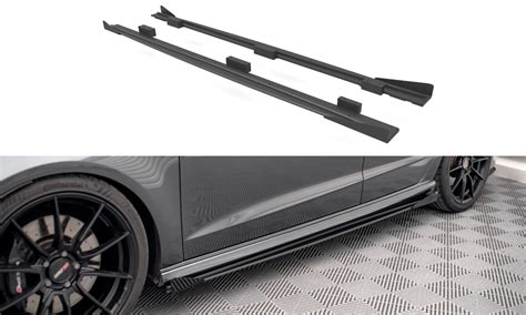 Street Pro Side Skirts Diffusers Flaps Audi S Sportback V Facelift