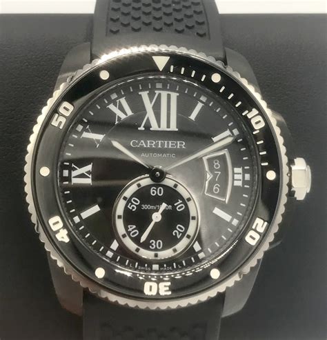 Cartier Calibre De Cartier Diver Carbon Wsca0006 42mm Swiss Automatic