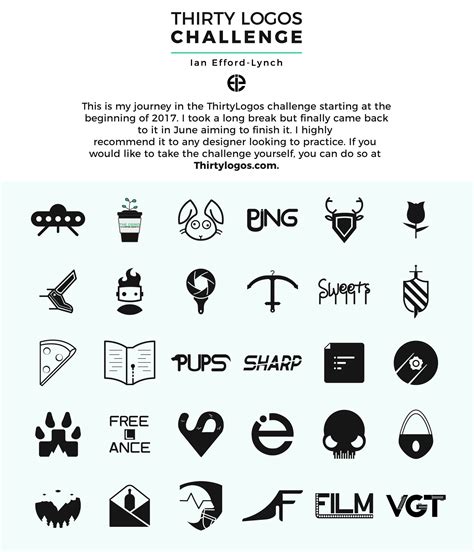 Thirty Logos Challenge Logofolio On Behance