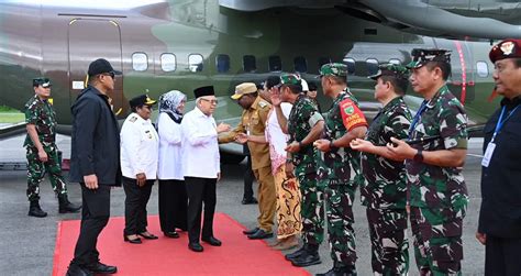 Wapres Terbang Ke Nabire Metropapua